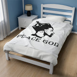 Peace God Plush Blanket