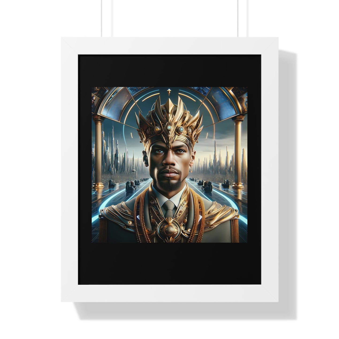 Afrofuturism Frame Portrait | Afrofuturism Frame Art | Kugichagulia