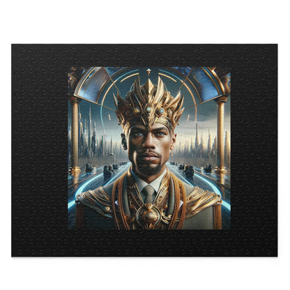 Malcolm X Afrofuturism Puzzle (120, 252, 500-Piece)