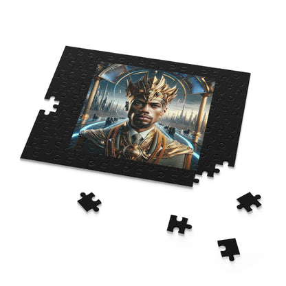 Malcolm X Afrofuturism Puzzle (120, 252, 500-Piece)