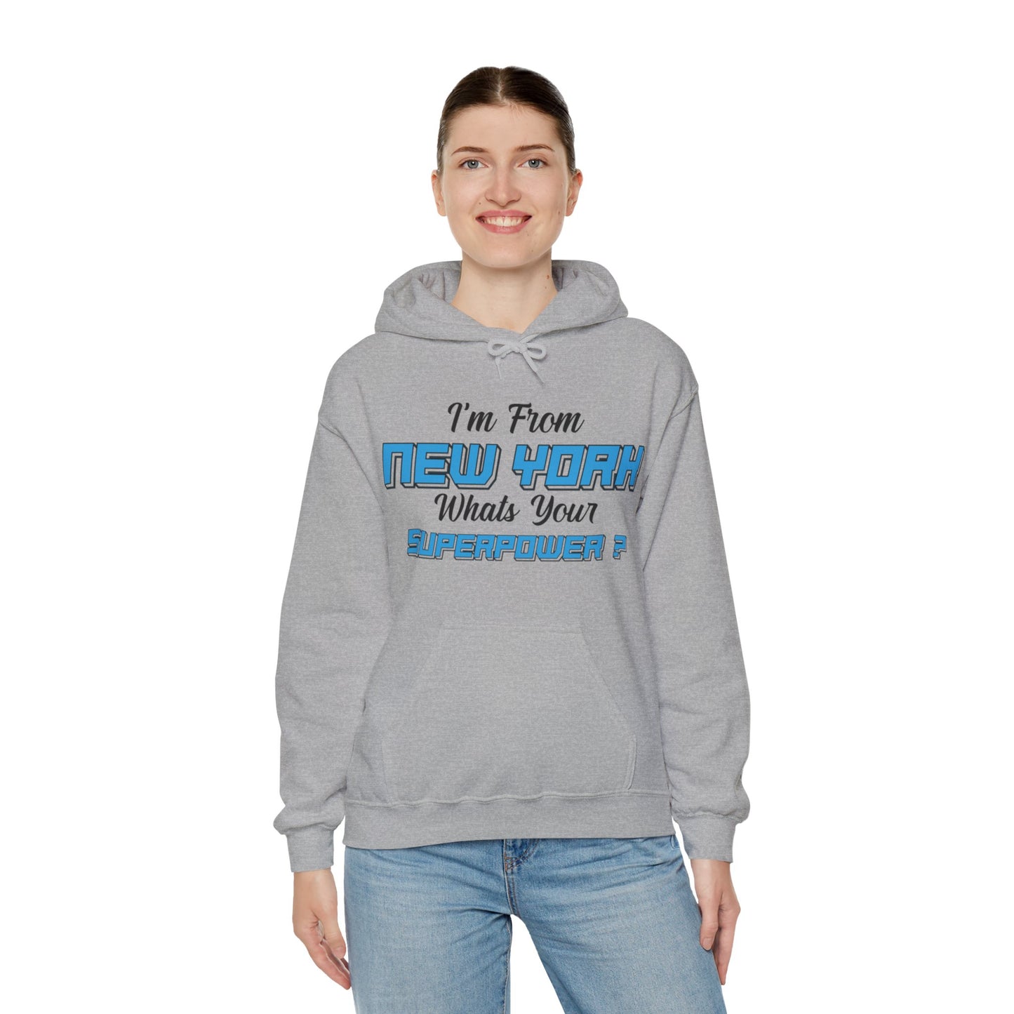 Sarcastic NY Superpowers Hoodie