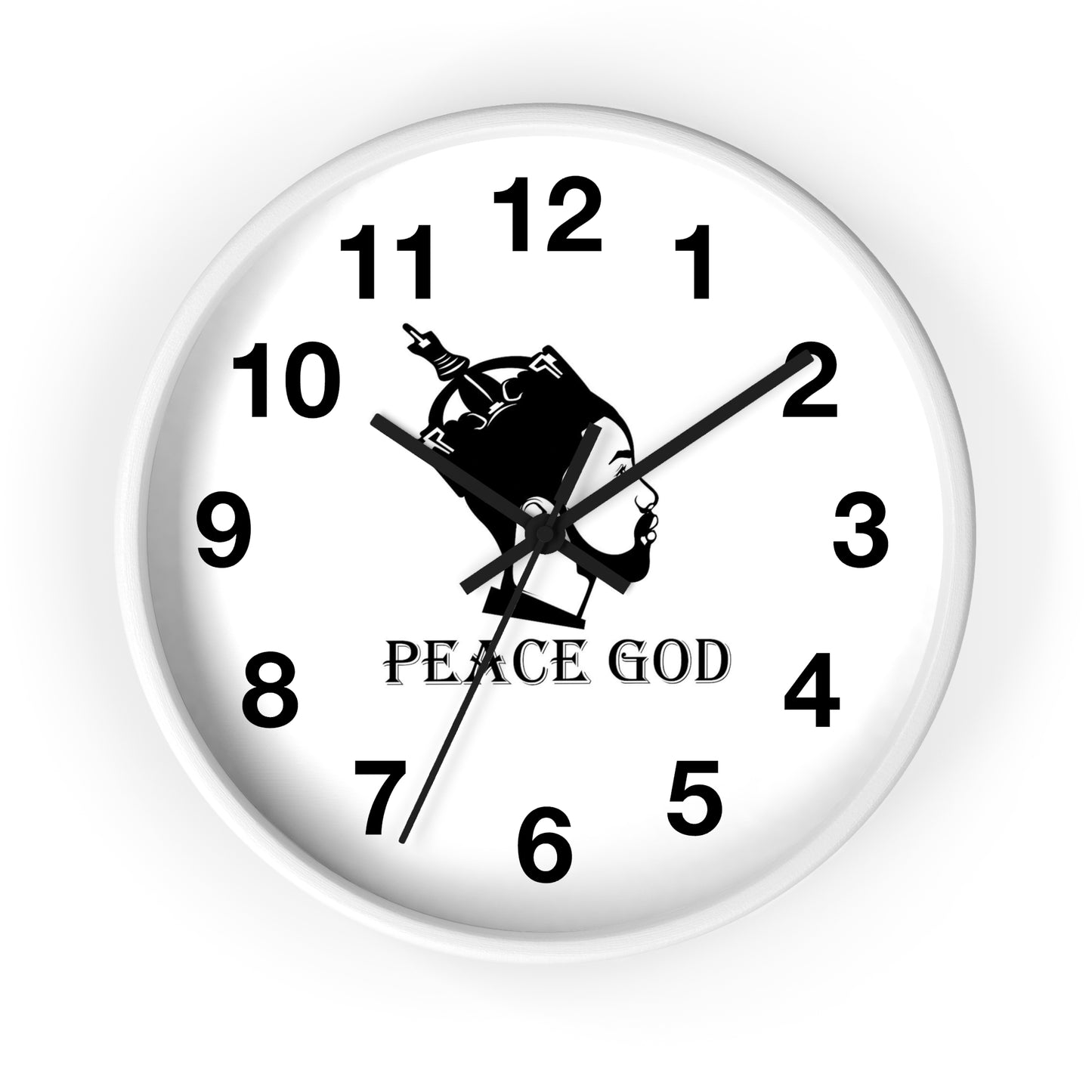 Peace God Wall Clock