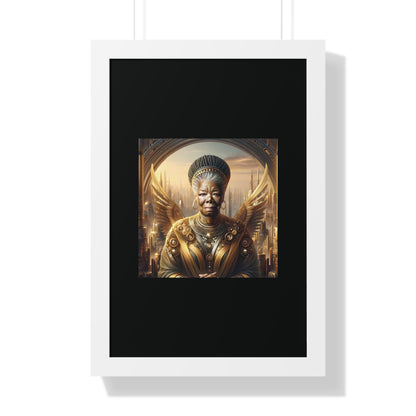 Maya Angelou Framed Portrait | Maya Angelou Framed Art | Kugichagulia