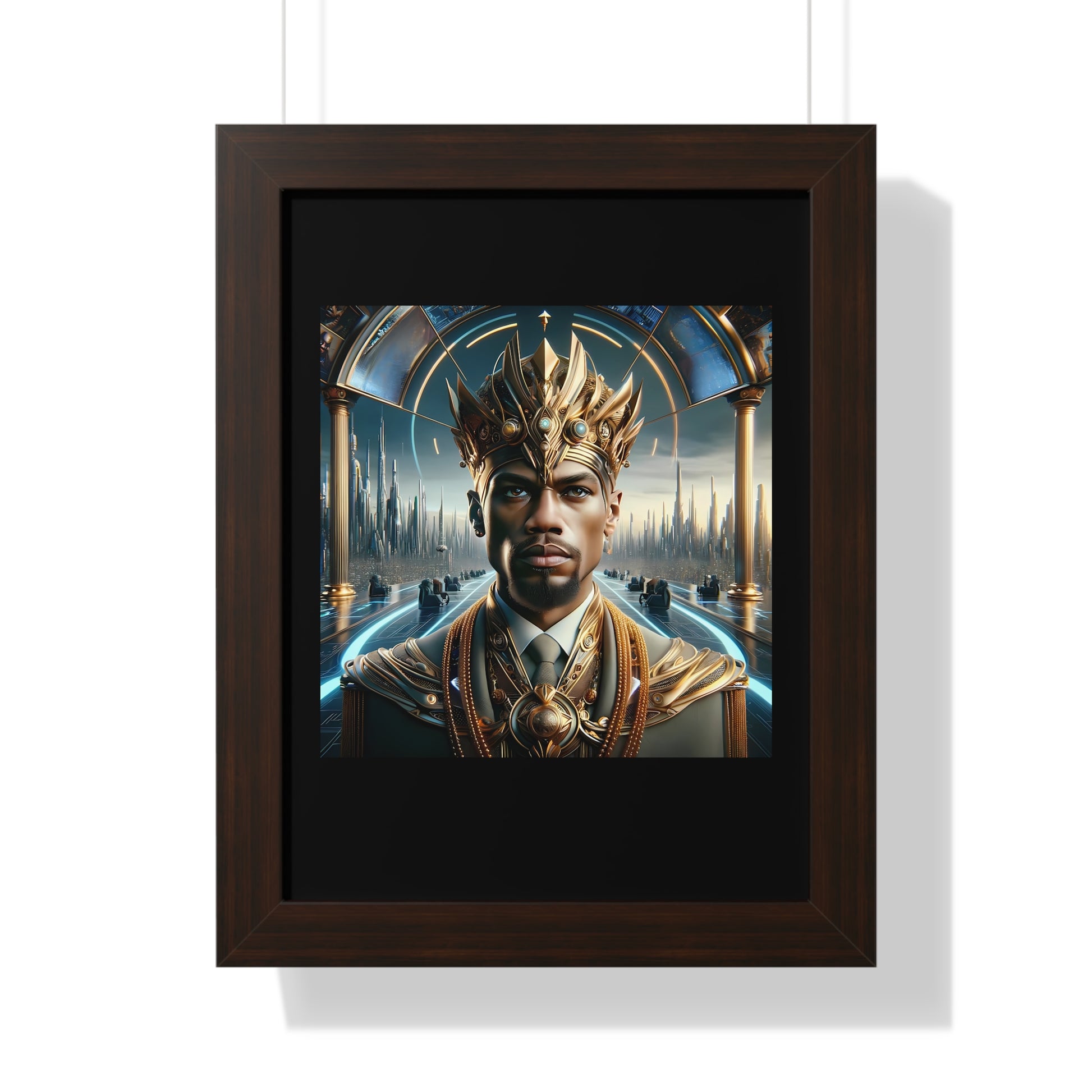 Afrofuturism Frame Portrait | Afrofuturism Frame Art | Kugichagulia