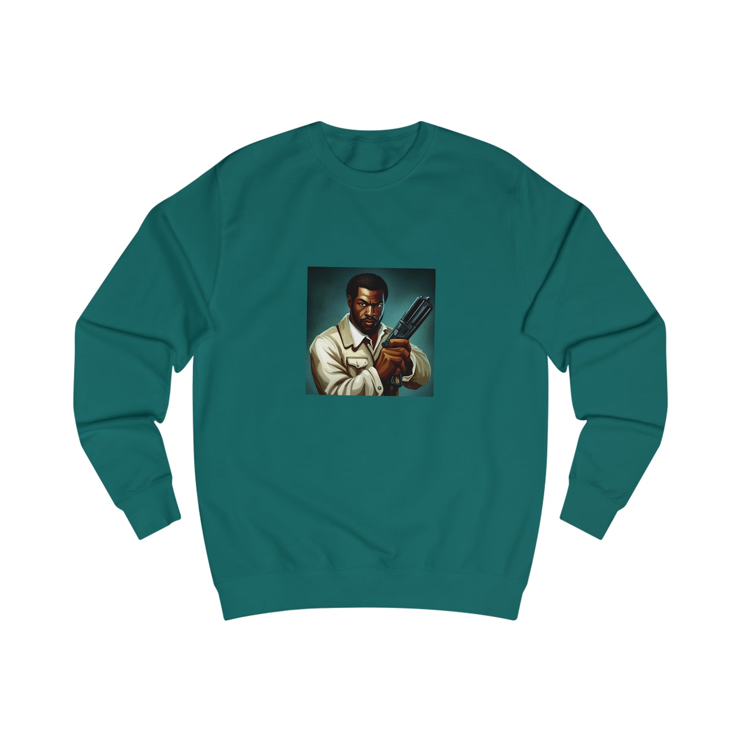 Black Action Hero Sweatshirt