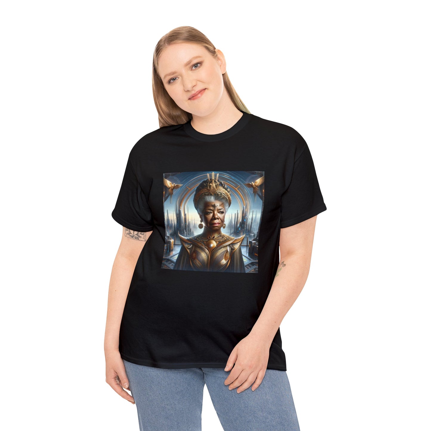 Maya Angelou Afrofuturism Tee