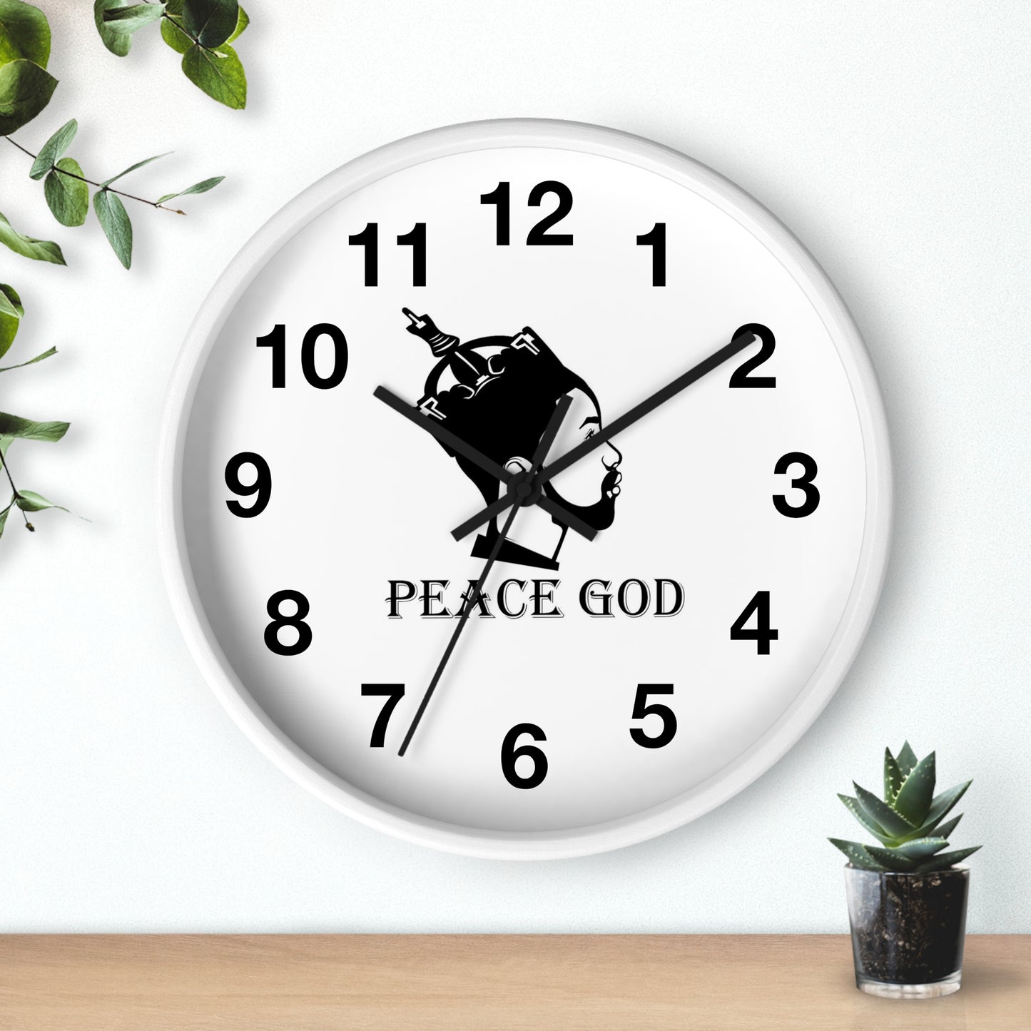 Peace God Wall Clock