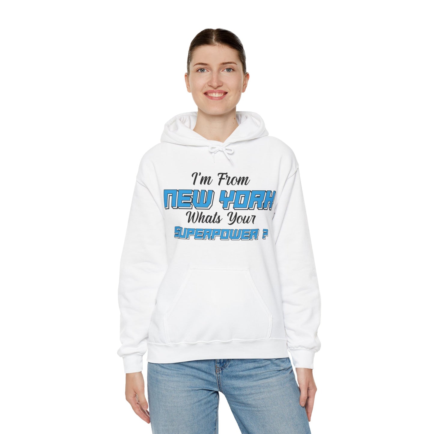 Sarcastic NY Superpowers Hoodie