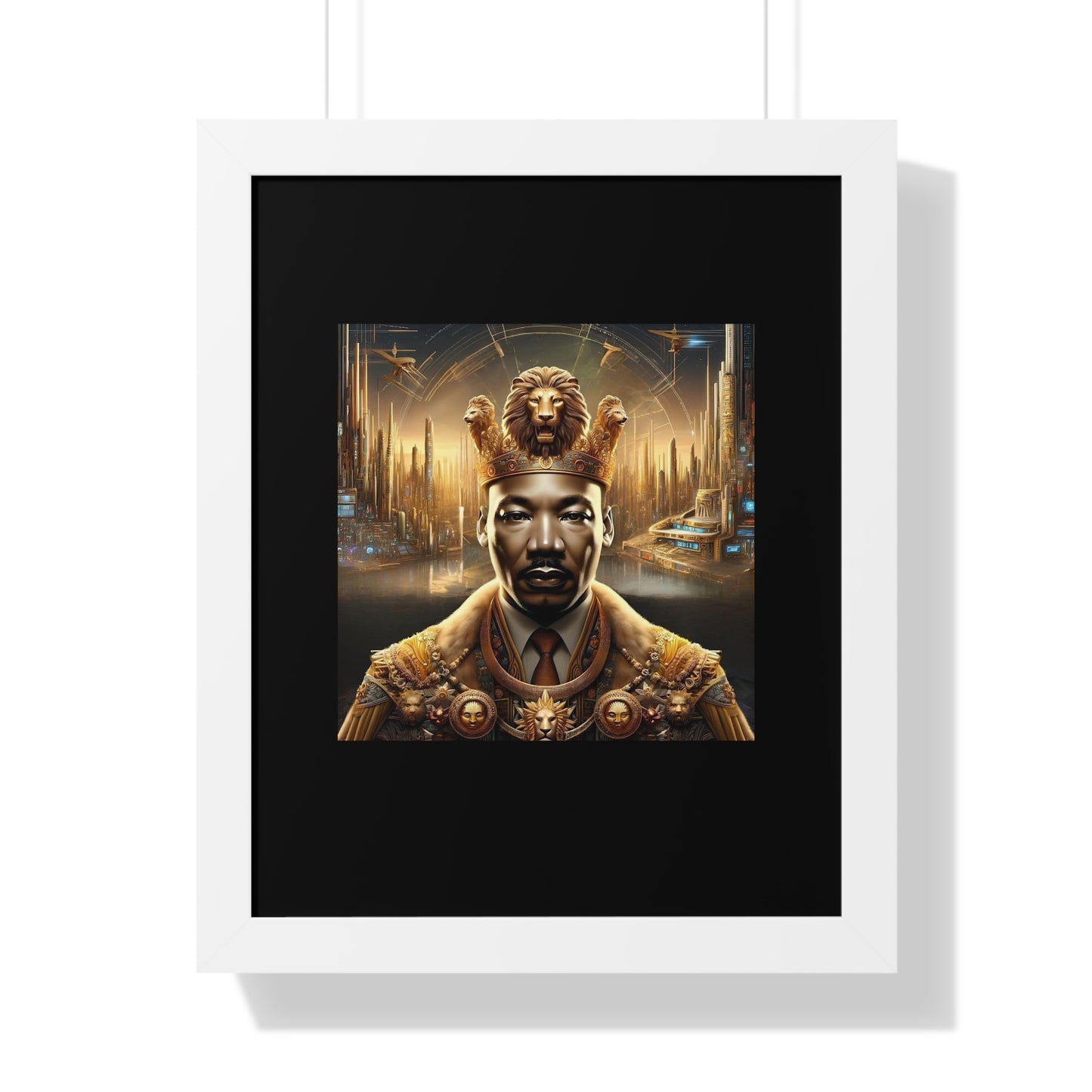 Dr. MLK Afrofuturism Portrait