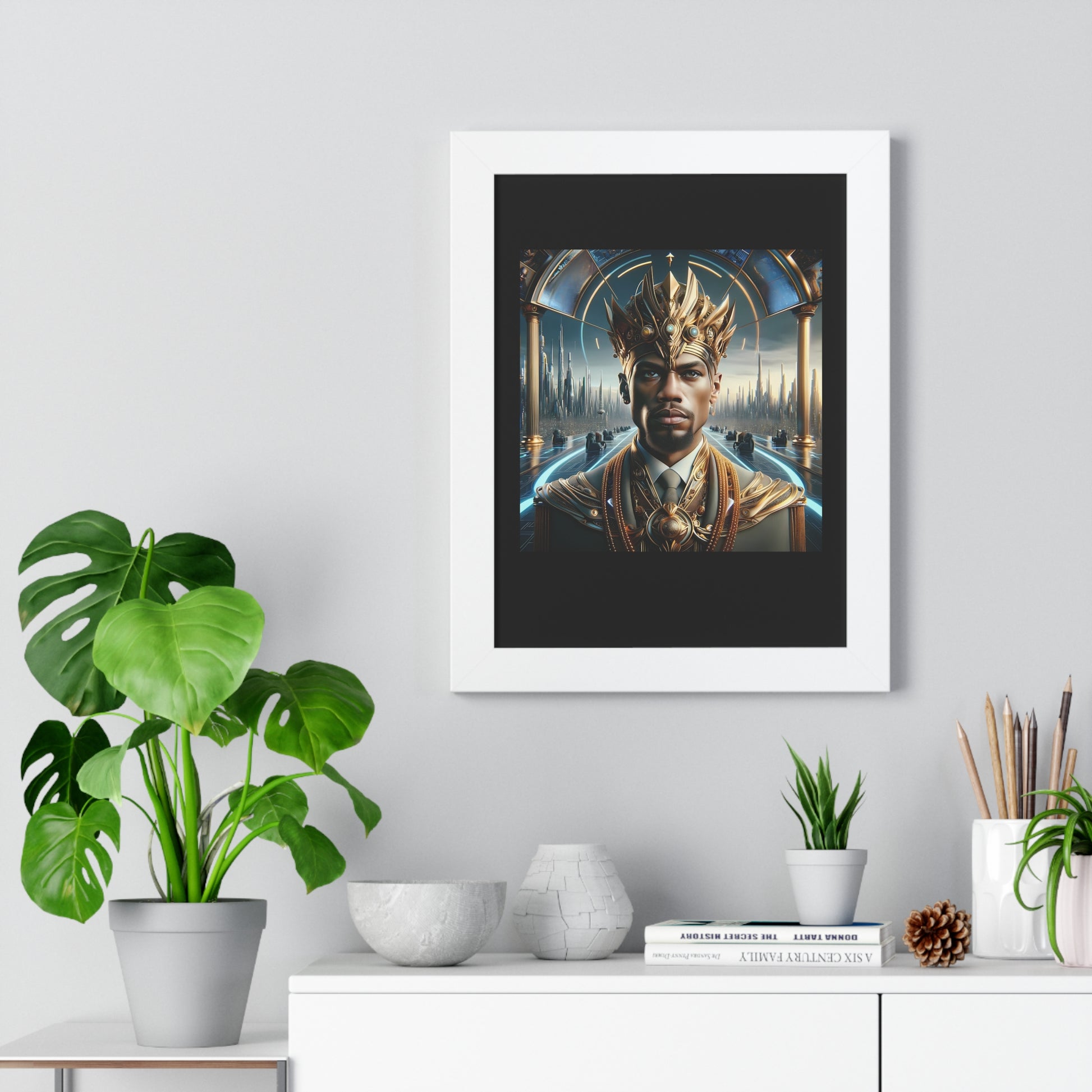 Afrofuturism Frame Portrait | Afrofuturism Frame Art | Kugichagulia