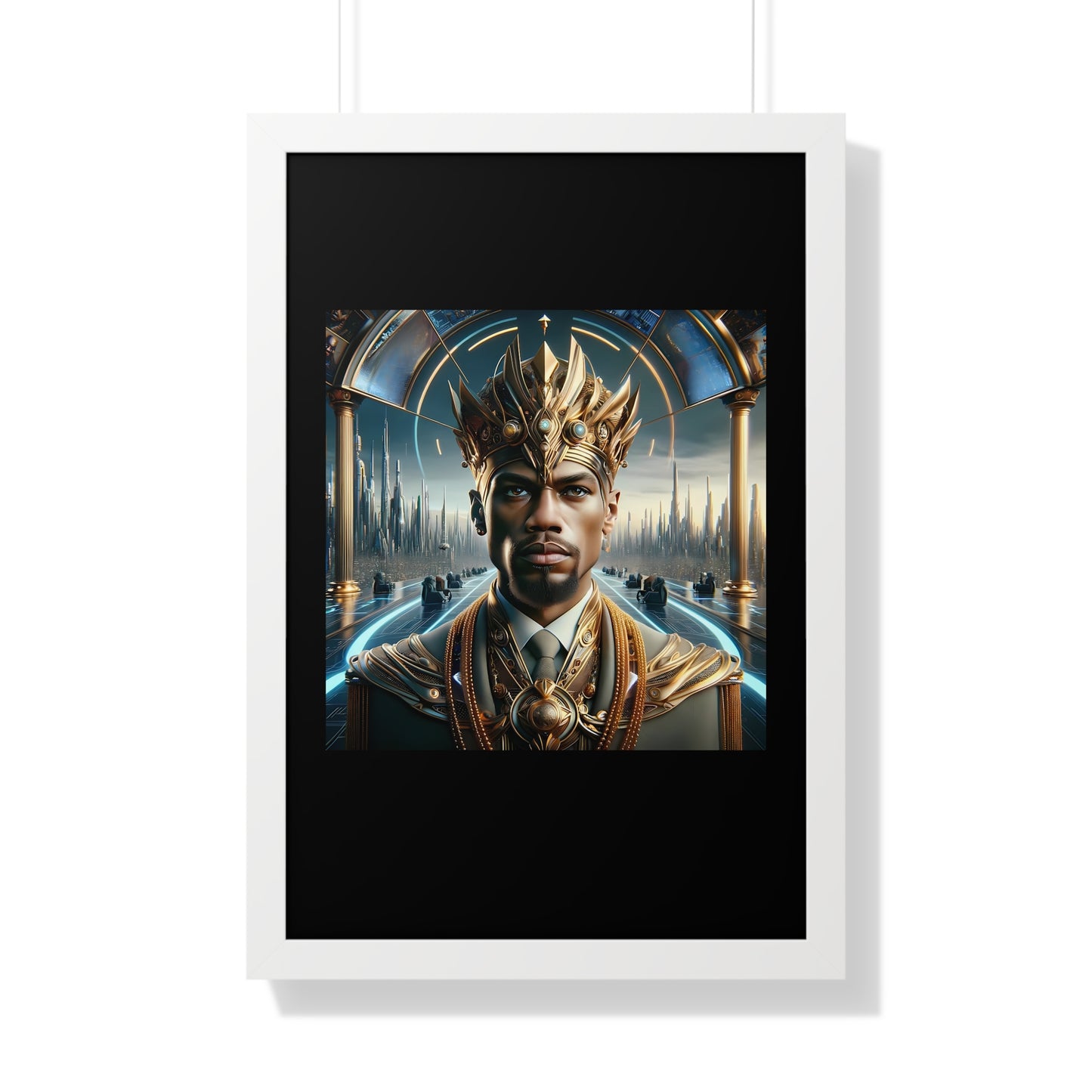 Afrofuturism Frame Portrait | Afrofuturism Frame Art | Kugichagulia