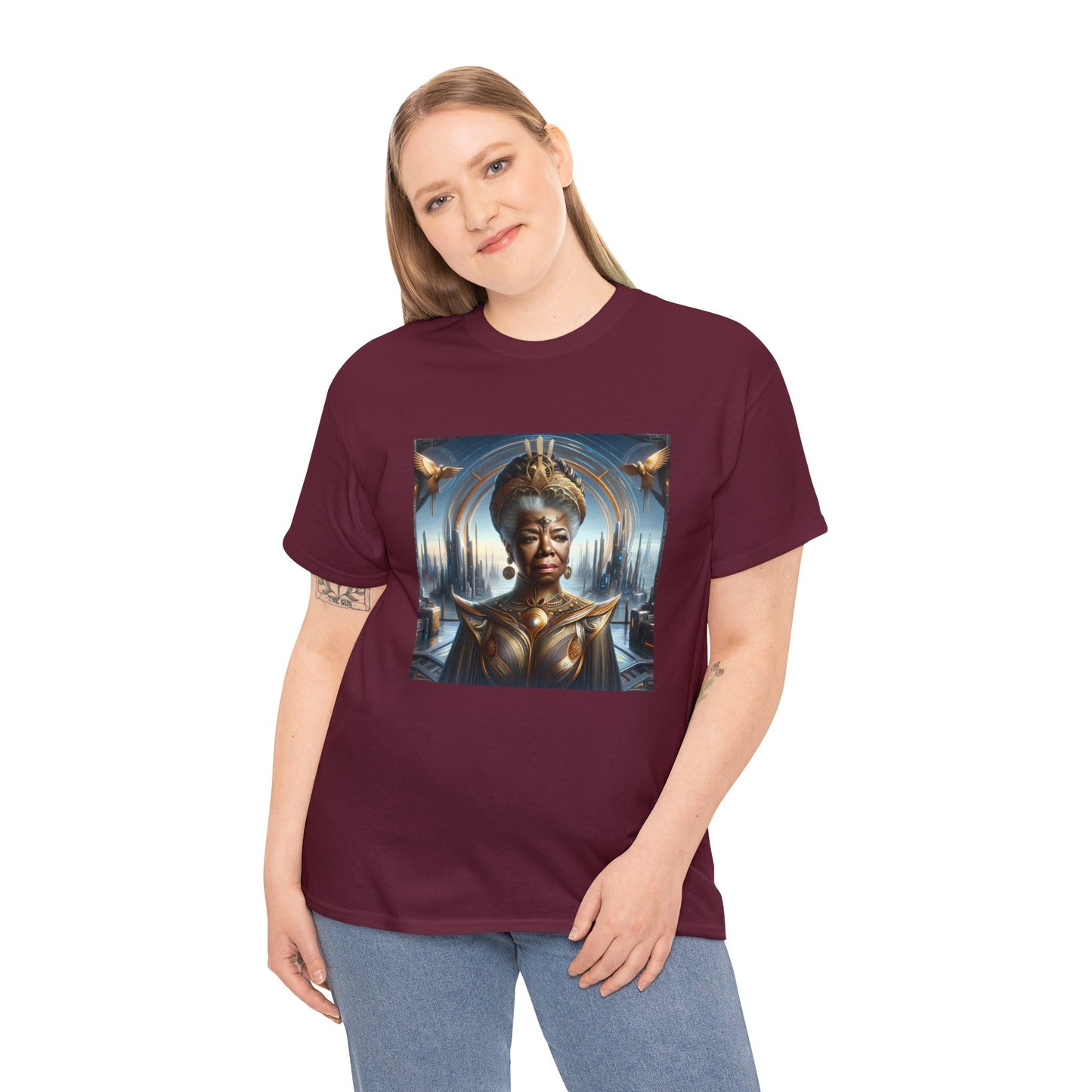 Maya Angelou Afrofuturism Tee