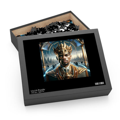 Malcolm X Afrofuturism Puzzle (120, 252, 500-Piece)