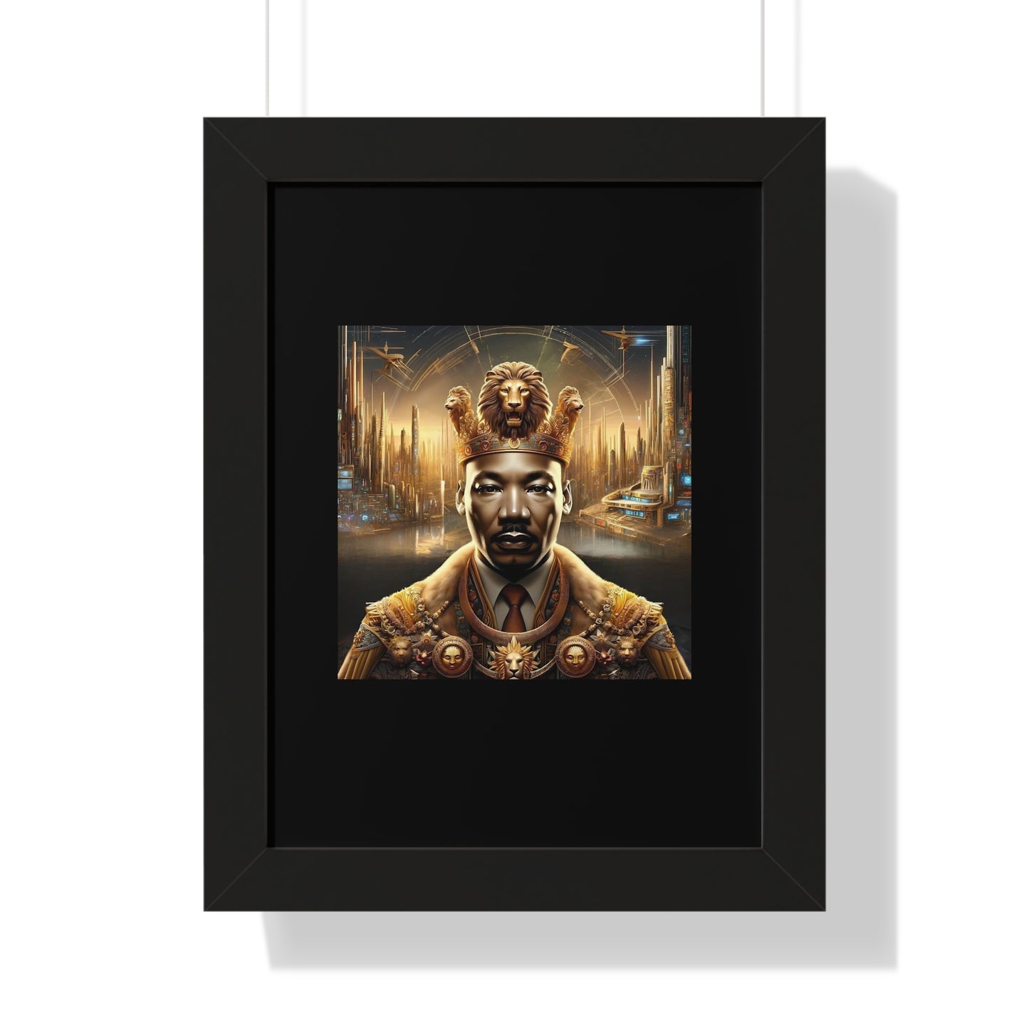 Dr. MLK Afrofuturism Portrait