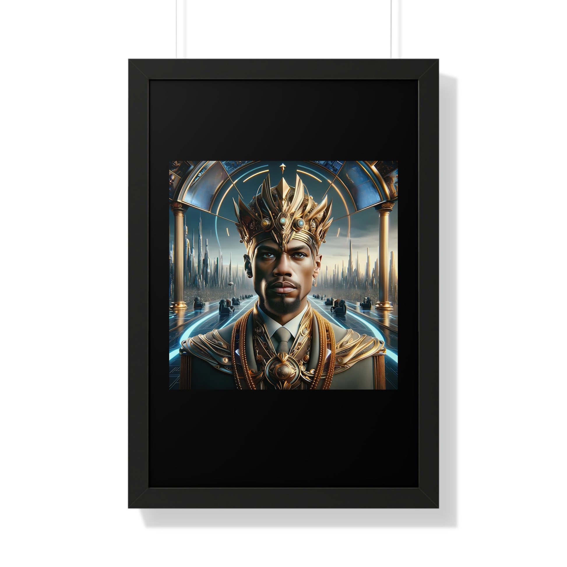 Afrofuturism Frame Portrait | Afrofuturism Frame Art | Kugichagulia