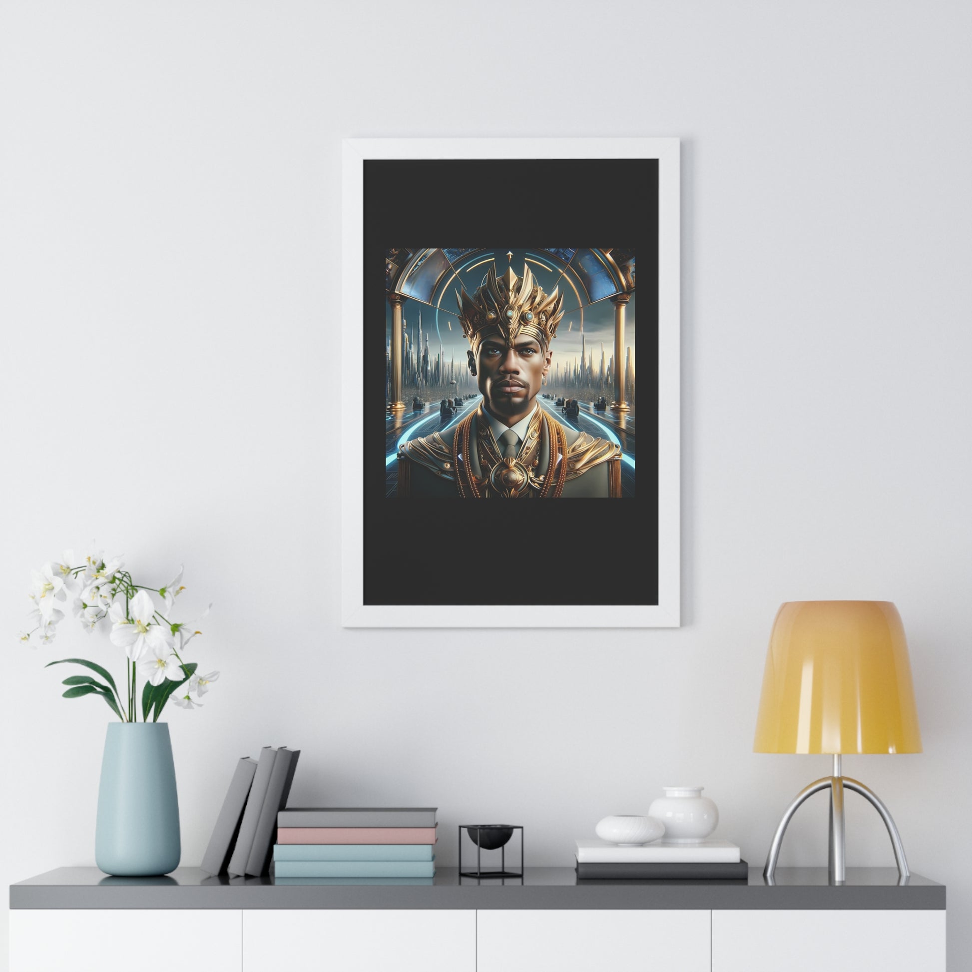 Afrofuturism Frame Portrait | Afrofuturism Frame Art | Kugichagulia