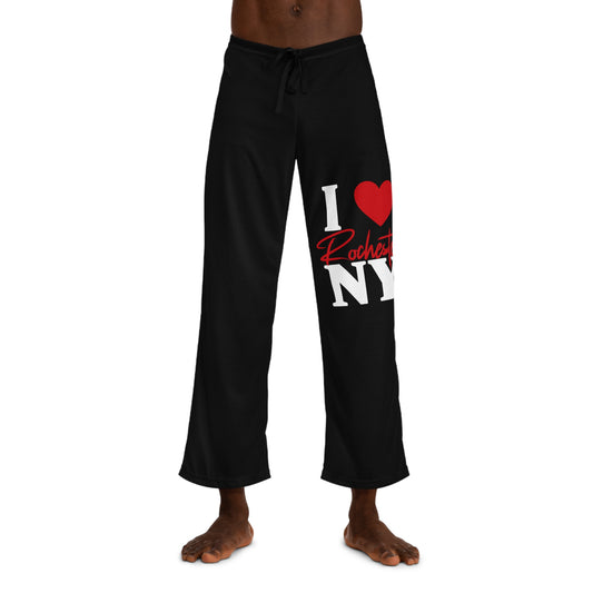 I Love Rochester Men's Pajama Pants (AOP)