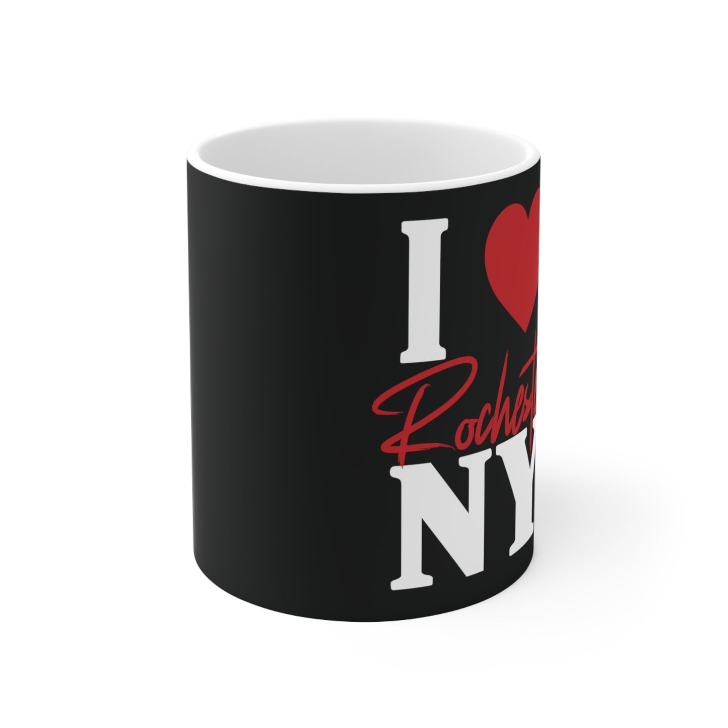 I Love Rochester, Ceramic Mug 11oz