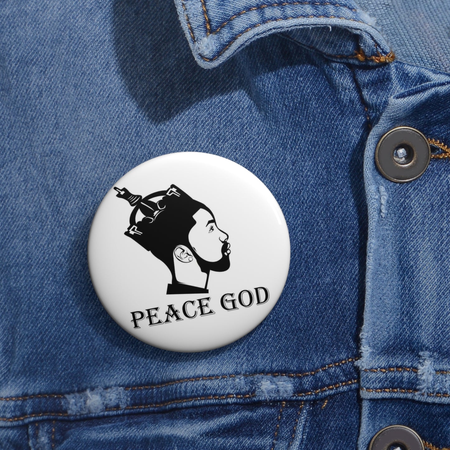 Peace God Button