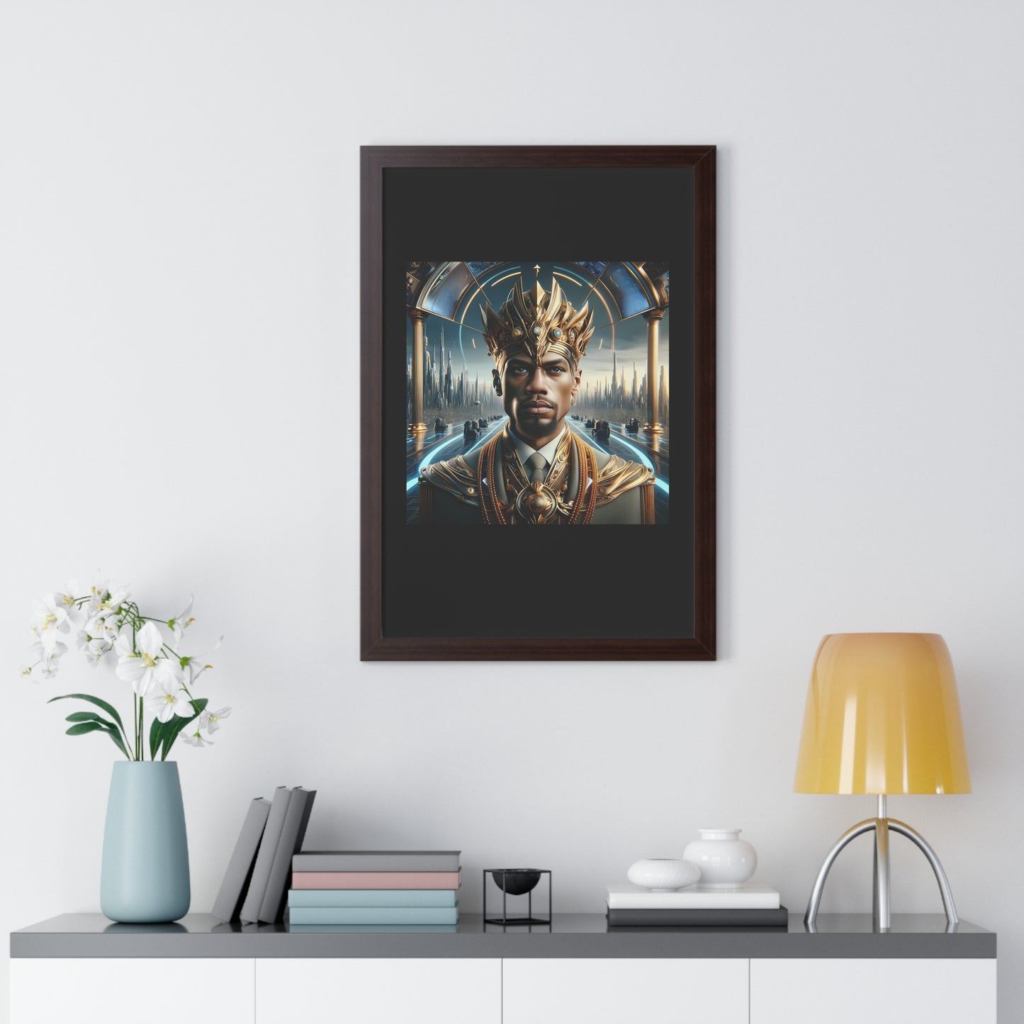 Afrofuturism Frame Portrait | Afrofuturism Frame Art | Kugichagulia