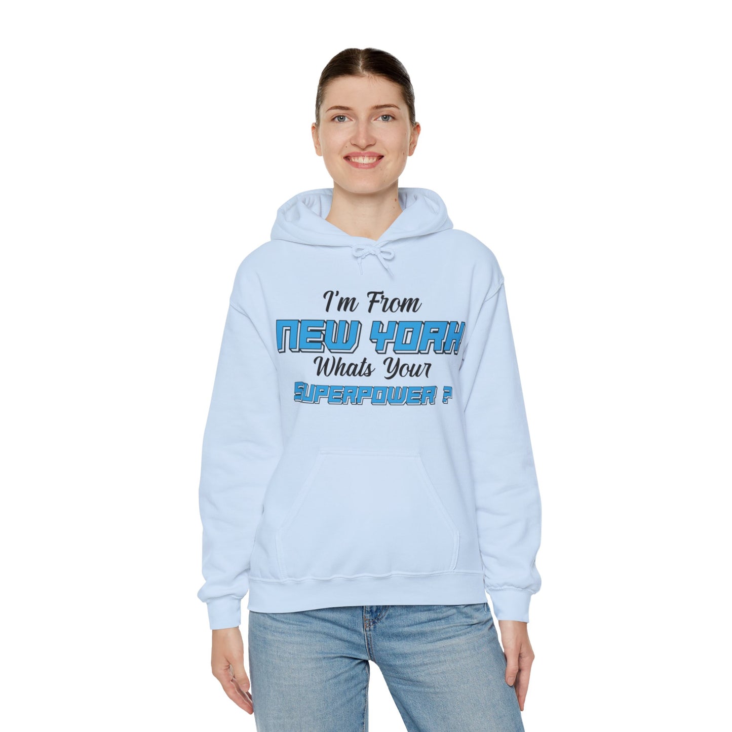 Sarcastic NY Superpowers Hoodie