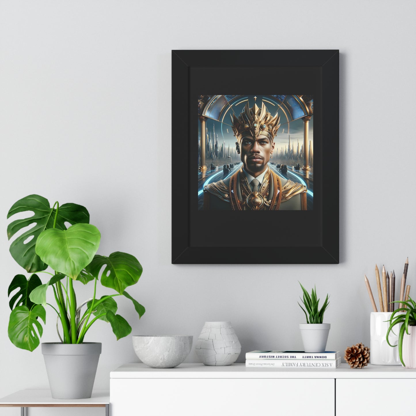 Afrofuturism Frame Portrait | Afrofuturism Frame Art | Kugichagulia