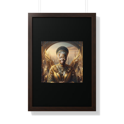 Maya Angelou Framed Portrait | Maya Angelou Framed Art | Kugichagulia