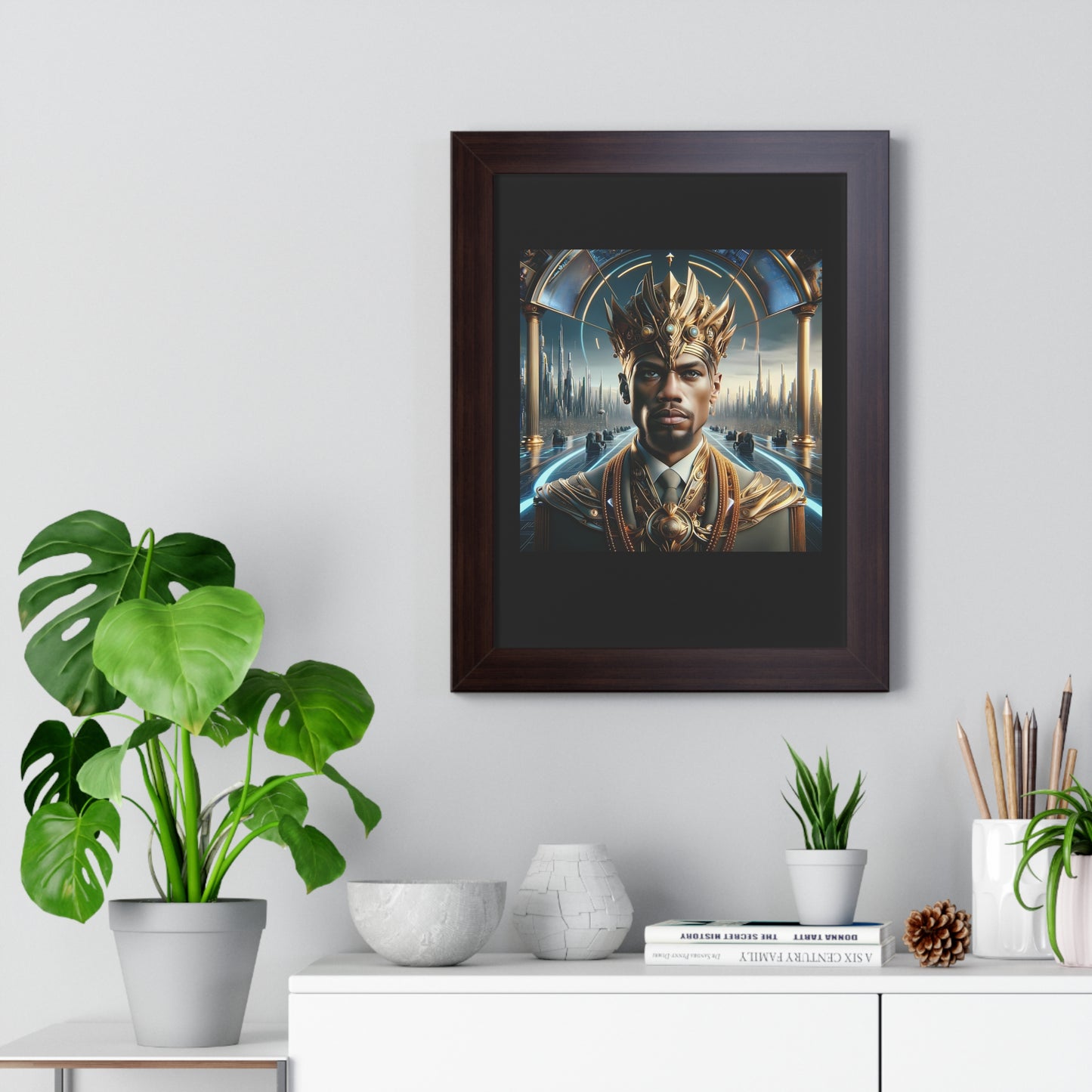 Afrofuturism Frame Portrait | Afrofuturism Frame Art | Kugichagulia