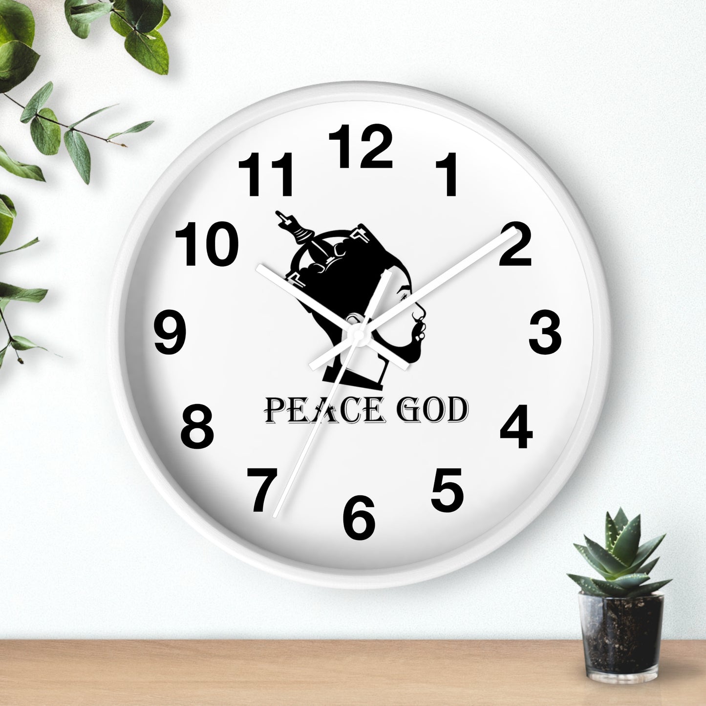 Peace God Wall Clock