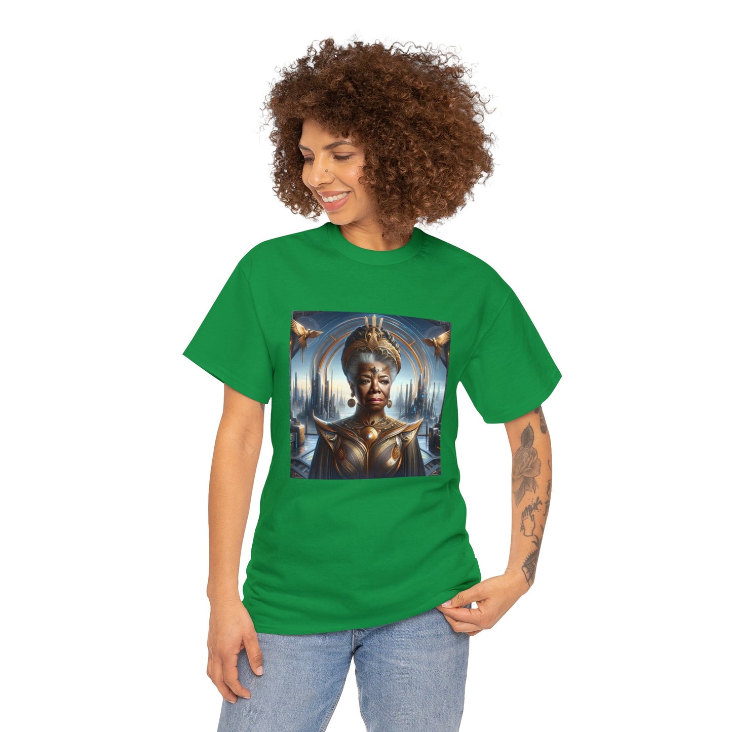 Maya Angelou Afrofuturism Tee