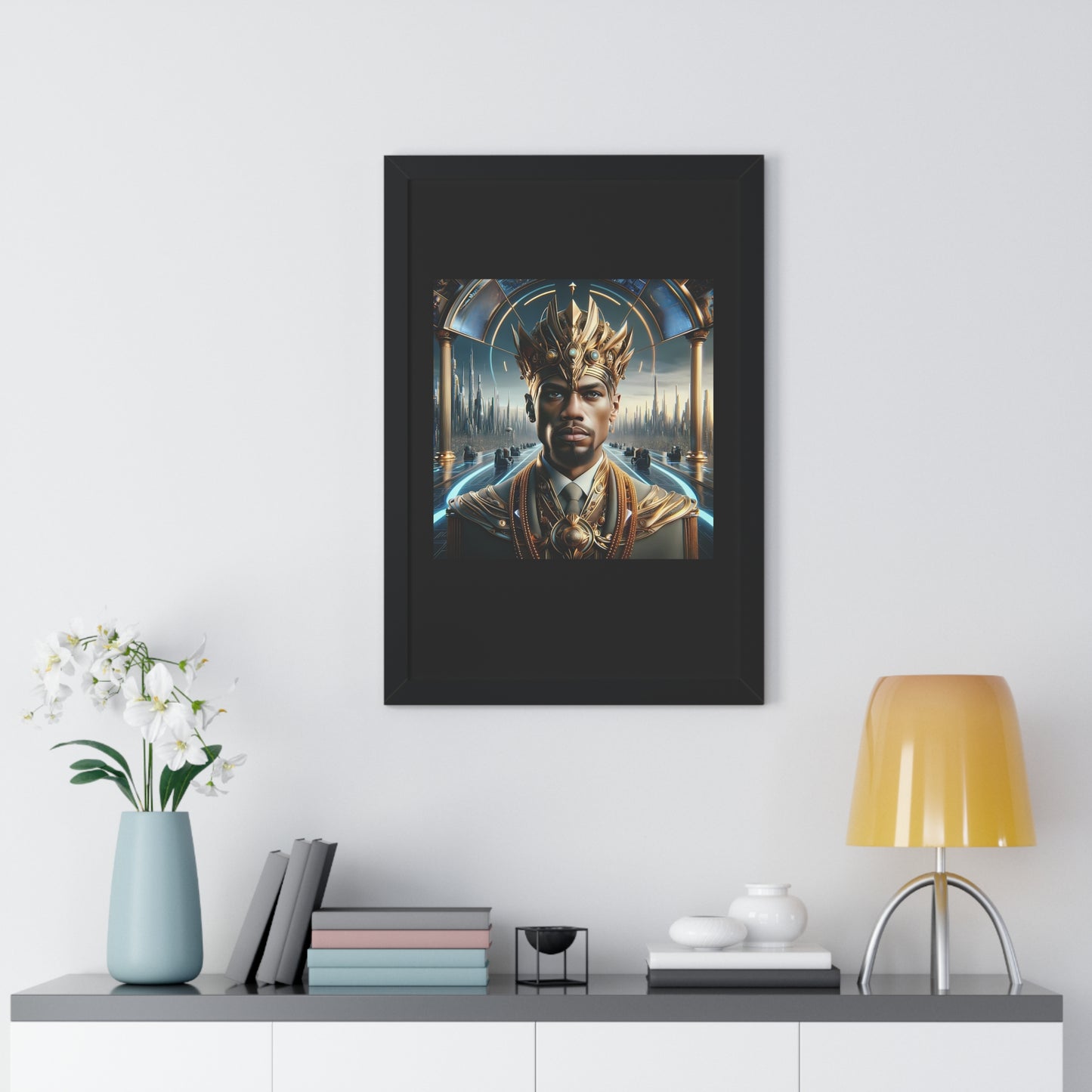 Afrofuturism Frame Portrait | Afrofuturism Frame Art | Kugichagulia