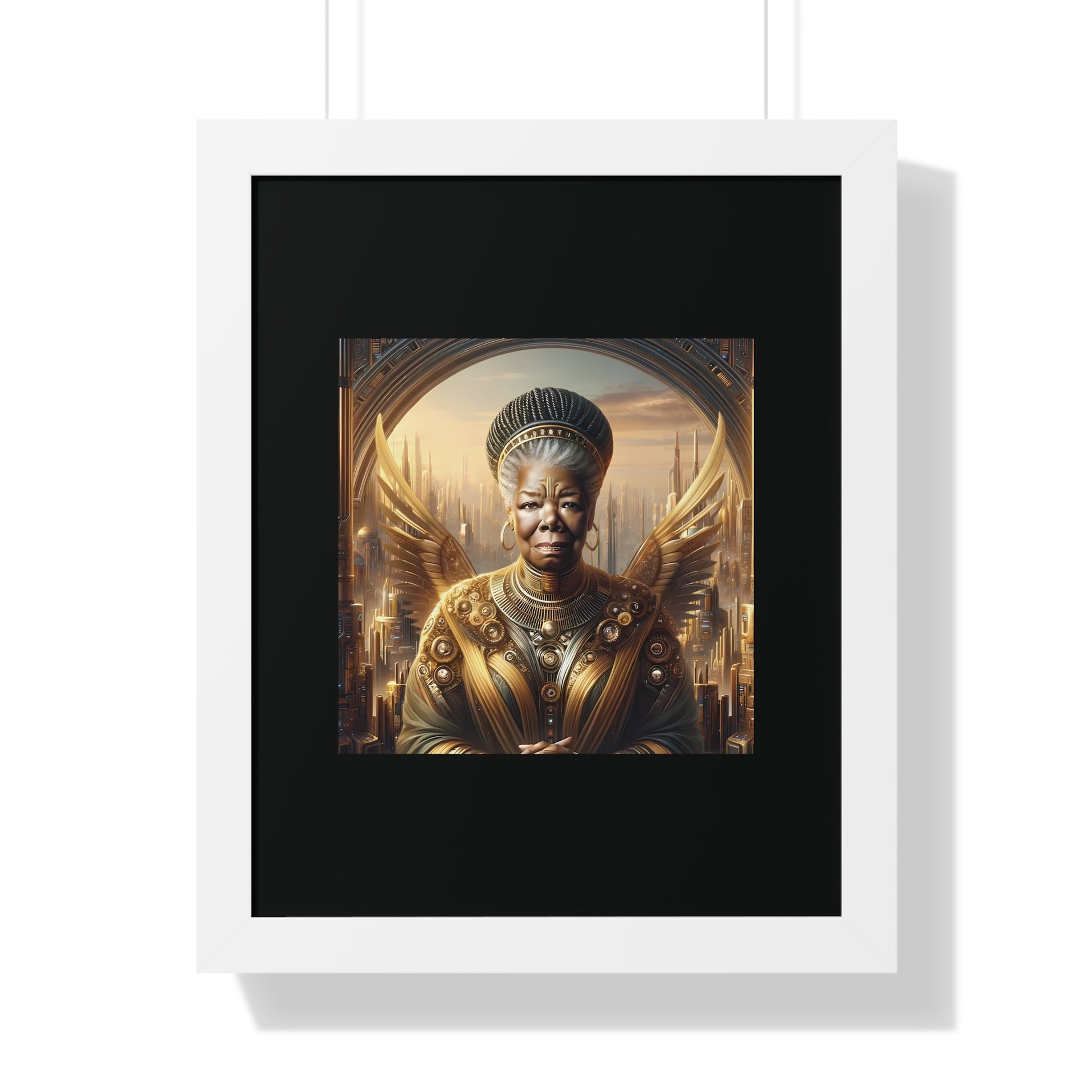 Maya Angelou Framed Portrait | Maya Angelou Framed Art | Kugichagulia