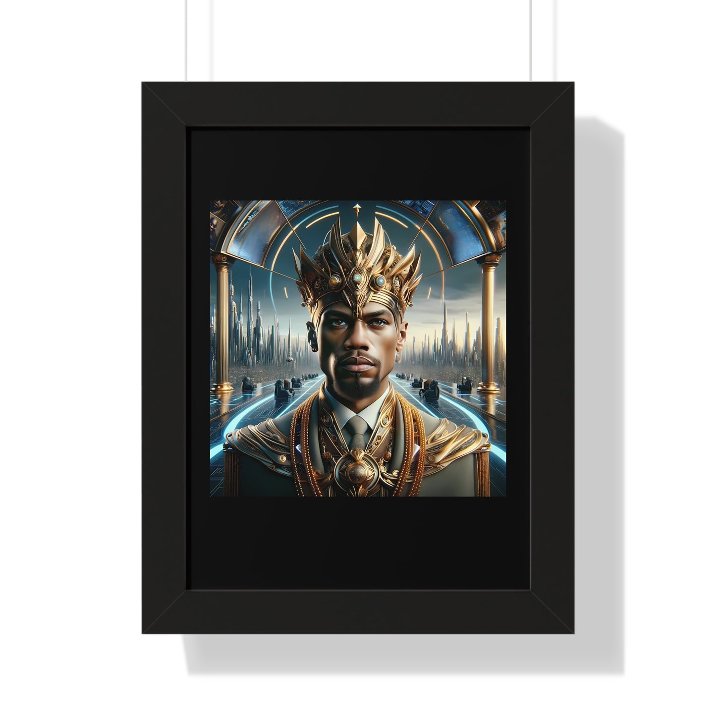 Afrofuturism Frame Portrait | Afrofuturism Frame Art | Kugichagulia