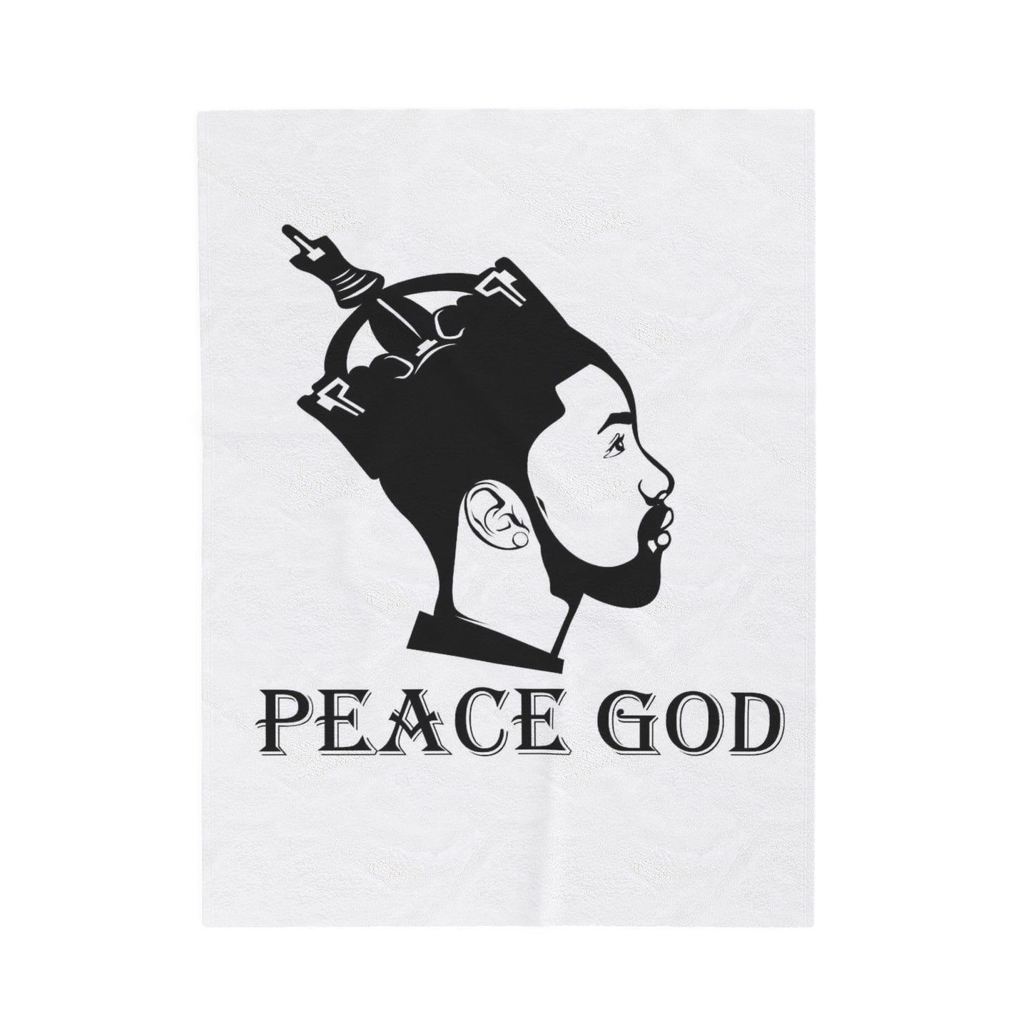 Peace God Plush Blanket