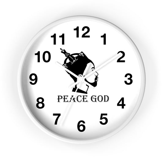 Peace God Wall Clock